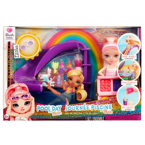 Игровой набор Rainbow High Littles Радужный праздник в бассейне 522249