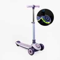 Самокат трехколесный Skyper с подсветкой, колеса PU 125х35 мм S-226-18 L