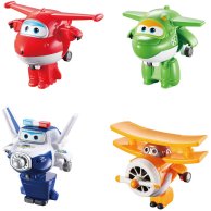 Игровой набор фигурки-трансформеры Super wings арт. YW710610 Jett, Mira, Paul, Grand Albert