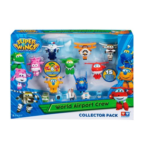 Игровой набор фигурки-трансформеры Super wings арт. YW710640 World Airport Crew