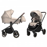 Коляска универсальная CARRELLO Epica CRL-8510/1 Almond Beige + дождевик (CRL-8510 / 1AlmBeig)