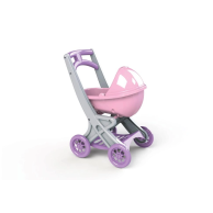 Коляска для кукол Doloni Toys с люлькой, серо-фиолетовая 0121/04