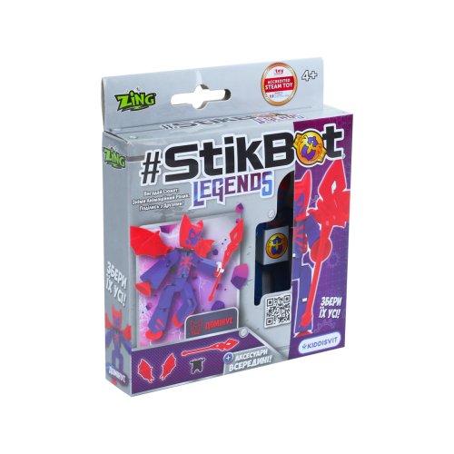 Игровой набор для анимационного творчества Stikbot Legends Доминус SB260DO_UAKD
