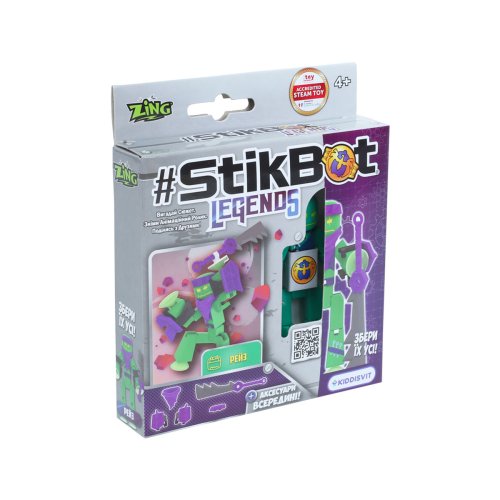 Игровой набор для анимационного творчества Stikbot Legends Рейз SB260RA_UAKD