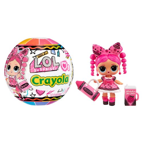 Игровой набор сюрприз с куклой L.O.L. Surprise! Loves Crayola 505259