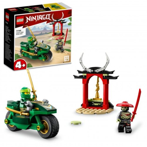 Конструктор Lego Ninjago Дорожный мотоцикл ниндзя Ллойда, 64 детали 71788