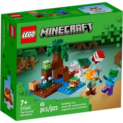 Конструктор Lego Minecraft Приключения на болоте, 65 деталей 21240