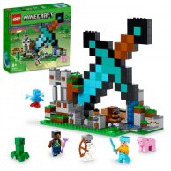 Конструктор Lego Minecraft Форпост с мечом, 427 деталей 21244