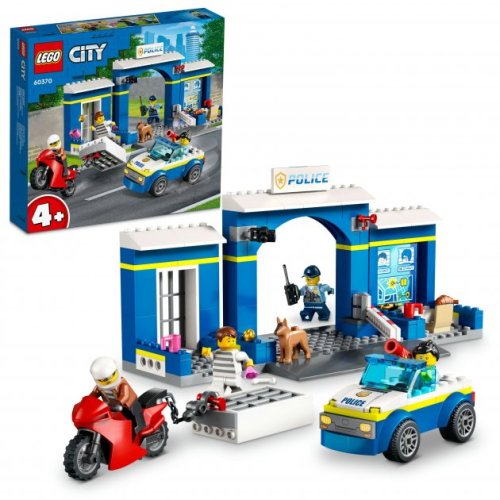 Конструктор Lego City Преследование на полицейском участке, 172 детали 60370