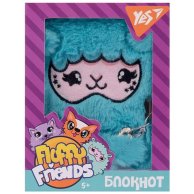 Пушистый блокнот с замочком YES Fluffy Friends овца Бетти, 80 листов 151698