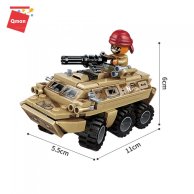 Конструктор бронетранспортер Qman 1726 161 дет.