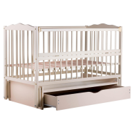 Кровать Babyroom Радуга маятник, ящик, откидная сторона DVMYO-3 бук слоновая кость 622151