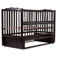 Кровать Babyroom Веселка маятник, откидной бок DVMO-2 бук венге
