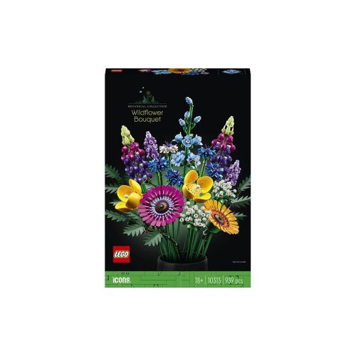 Конструктор Lego Icons Букет полевых цветов, 939 деталей 10313