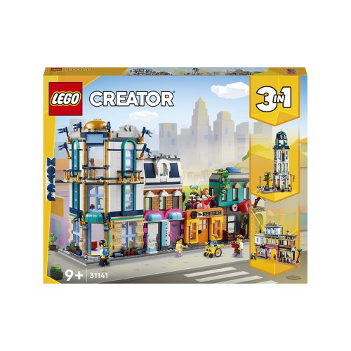 Конструктор Lego Creator Центральная улица 3в1, 1459 деталей 31141
