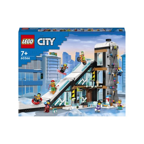 Конструктор Lego City Горнолыжный и скалолазный центр, 1045 деталей 60366
