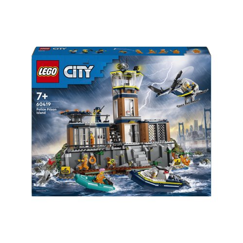 Конструктор Lego City Полицейский остров-тюрьма, 980 деталей 60419