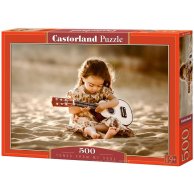 Пазлы Castorland 500 эл. Девочка с гитарой