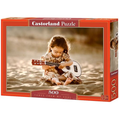 Пазлы Castorland 500 эл. Девочка с гитарой