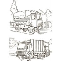 Большая книга раскрасок. Транспорт (укр) (С670010У)