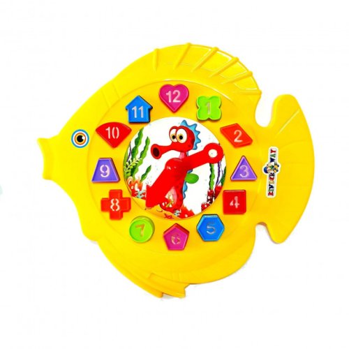 Игра "Рыбка", часы, сортер (40-001)