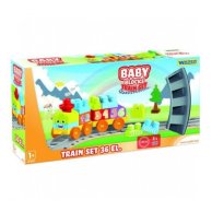 "Baby Blocks" Мои первые кубики - железная дорога 41460