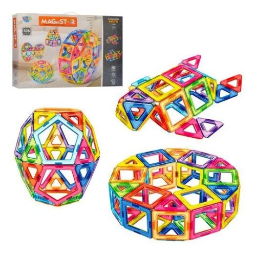 Магнитный конструктор Limo toy Magnistar, 104 детали LT1003