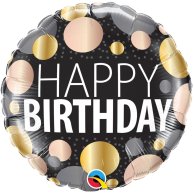 Фольгированные шары с рисунком18" hb металлические круг
