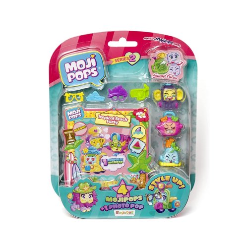 Игровой набор Moji Pops S2 Фотосессия (4 фигурки, аксессуары) PMP2B416IN00