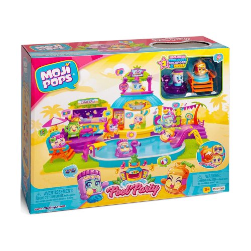 Игровой набор Moji Pops Вечеринка у бассейна (2 фигурки, аксессуары) PMPSP112IN10