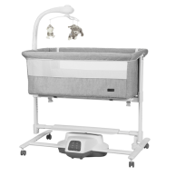 Детская приставная кроватка-качалка Carrello Bloom CRL-10304 Cadet Grey