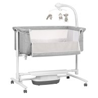 Детская приставная кроватка-качалка Carrello Bloom CRL-10304 Cadet Grey