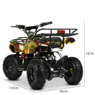 Квадроцикл Profi желтый HB-EATV800N-13