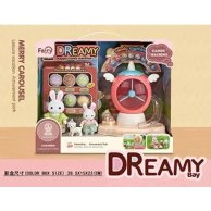 Игровой набор с флоксовыми животными с конфетной машиной 6658
