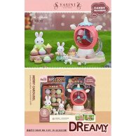 Игровой набор с флоксовыми животными с конфетной машиной 6658