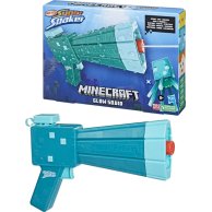 Водный бластер Hasbro Nerf Super Soaker Minecraft Glow Squid Нерф Майнкрафт F7600