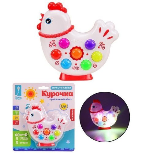 Игрушка музыкальное животное арт PL-719-89 бат., укр., звуки животных, стихи, песни