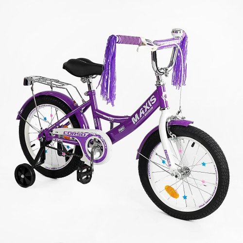 Велосипед двухколесный Corso Maxis колеса 20", фиолетовый CL-20206