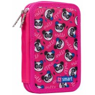 Твердый двойной пенал Smart HP-01 Hello, panda Панда 532828