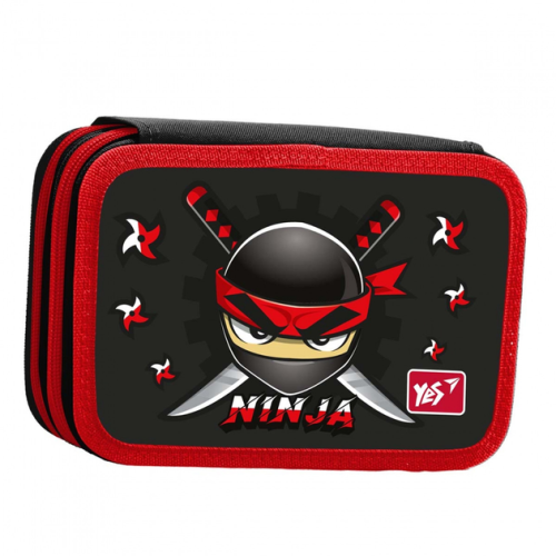 Твердый двойной пенал YES HP-01 Ninja Ниндзя 533391