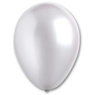 Гелиевый Шарик латексный  металлик серебристый silver 12" (1102-1642)