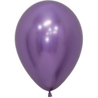 Гелиевый Шарик латексный  хром фиолетовый12" (1102-2273)