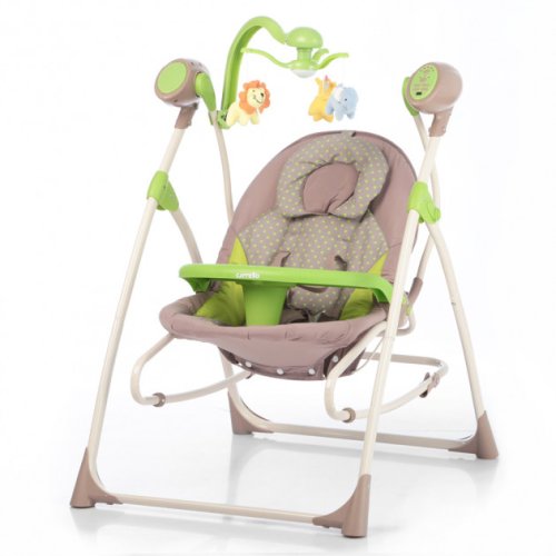 Колыбель-качели CARRELLO Nanny 3в1 (CRL-0005Green Tree)