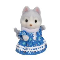 Игровой набор Sylvanian Families Малыши Хаски на велосипеде 5637