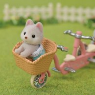 Игровой набор Sylvanian Families Малыши Хаски на велосипеде 5637