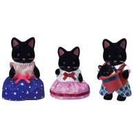 Игровой набор Sylvanian Families Семья Черных Кошек 5530