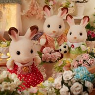 Игровой набор Sylvanian Families Семья Шоколадных Кроликов 5655