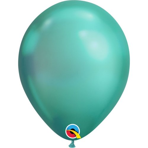 Гелиевый Шарик латексный Хром Green 11" (3102-0088)