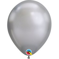 Гелиевый Шарик латексный Хром Silver 11" (3102-0091)