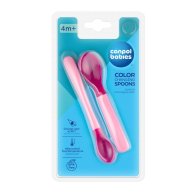 Ложки магические Canpol babies 2 шт. розовые 9/581_pin